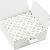 New brothread 144pcs Tipo L Tamaño (SA155) Blanco hilo de la canilla preenrollado Lado de plástico para máquinas de…